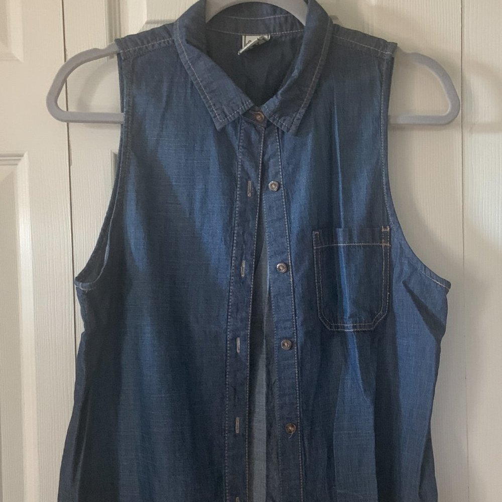 M Empyre Denim Tank Top